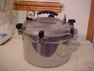 Vintage All American No.  7 Number 7 Canner Pressure Cooker 15 1/2 Quart