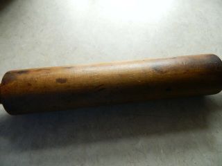 Vintage Solid Wooden One Piece Rolling Pin Rustic Farmhouse 17 