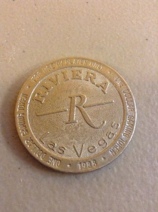 Vintage Las Vegas Casino Nv Slot Machine Gaming Coin Riviera