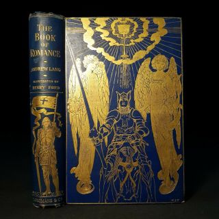 1903 Book Of Romance Andrew Lang Illustrated Colour Plates Fantasy Excalibur