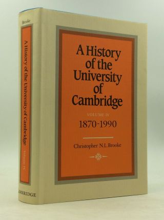 A History Of The University Of Cambridge Vol.  Iv - Christopher N.  L.  Brooke,  1993