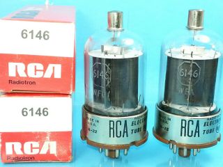 Rca 6146 B 8298 A Vacuum Tube Nos Nib Power Driver Matched Pair Sweet Tone