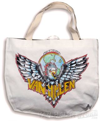 Van Halen Vintage 1984 Eagle Beach / Tote Bag - Official,