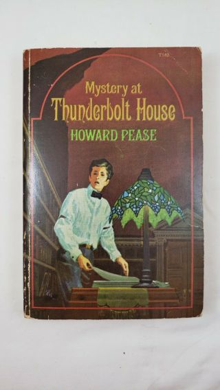 Vintage Mystery At Thunderbolt House By Howard Pease Scholastic Pb 8th Print