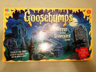 Goosebumps Board Game Terror In The Graveyard By Mb Complete Vintage From 1995