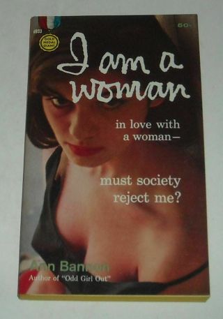 Unread 1959 Fawcett Books I Am A Woman Sleaze Pb Book Lesbian Interest Photo Cvr