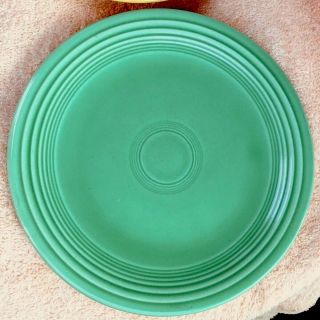 Vintage Homer Laughlin Fiestaware Dinner Plate Green 10 3/8”