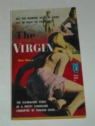 Unread 1955 Beacon Books The Virgin Sleaze Pb Book Sexy Gga Lesbian Interest