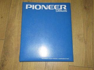 Pioneer Home Audio Hi - Fi Catalogues With Folder All Cassette Receiver