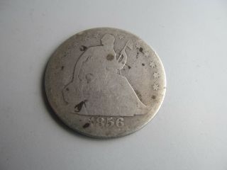 1856 - O Seated Liberty Half Dollar - - Low Cost Vintage Coin