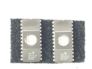 Texas Instruments Tms2732a - 35 4kx8 Bit 32kbit Uv - Eprom Ic Dip - 24 21v Vintage X2