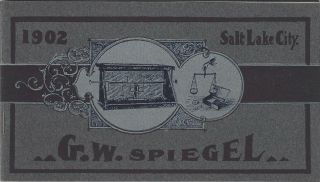 G W Spiegel / Illustrations And Descriptions Of The Spiegel Assay Balances 1st
