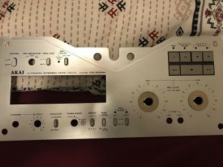 Akai Gx - 635d Reel To Reel Deck Service Repair Part - Face Plate Faceplate