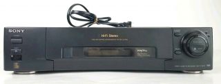 Sony Video Cassette Recorder Vcr Player Slv - 770hf Vhs 4 Head No Remote