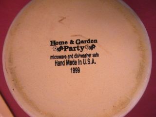 Stoneware USA VTG 1998 LG ROOSTER PITCHER Country Chicken Home & Garden Party 7