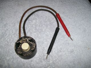 Vintage Volt Meter Industrial Devices Edgewater Nj Voltage Tester Ac Mini Volt