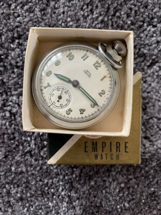 Vintage Smiths Empire Pocket Watch With Box