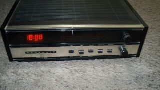 Vintage Heathkit Electronic Digital Clock Am/fm Radio Gr - 1075