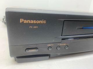 Panasonic PV - V4611 VHS VCR Player & No Remote 4