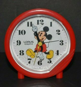 Mickey Mouse Vintage Lorus Quartz Alarm Clock
