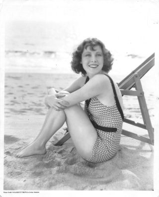 Frances Dee Vintage Sexy Leggy 1933 Pre - Code Swimsuit Cheesecake Photo