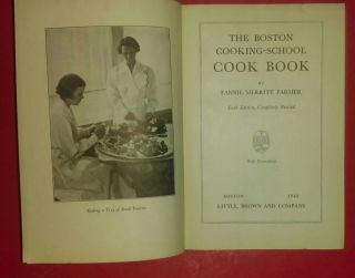 The Boston Cooking School Cook Book 1940 Fannie Merritt Farmer 4