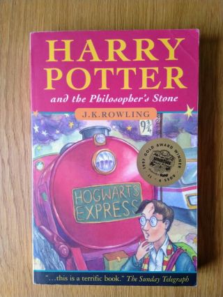 Harry Potter and the Philosopher ' s Stone / Chamber of Secrets paperback 1st Eds 2