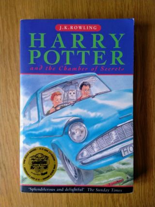 Harry Potter and the Philosopher ' s Stone / Chamber of Secrets paperback 1st Eds 7