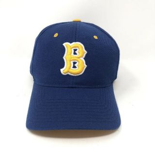 Ucla Bruins Cap Zephyr Z Fitted Hat Navy Blue Vintage Style Yellow B Size 7 1/4
