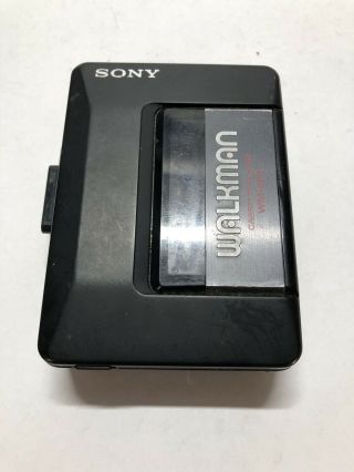 Sony Walkman Cassette Player Model Wm - 2011 Black Vintage -,  Flaw