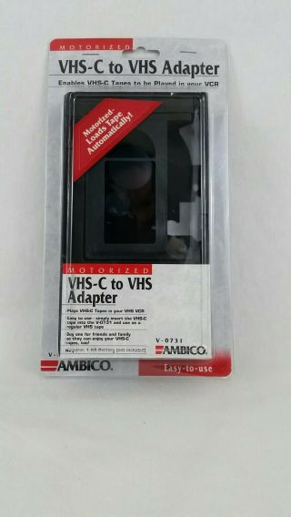 Ambico Motorized Vhs - C To Vhs Adapter V - 0731