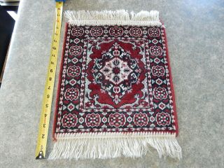 Vintage 18 In X 13 In Mini Persian Rug Dollhouse Rug Carpet (2