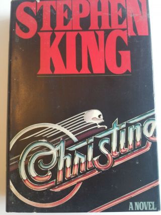 Christine Stephen King Printing 1983 Vintage Good Book Dust Jacket Viking Press
