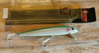 Vintage Cotton Cordell Fishing Lure Red Fin G Finish Rattle Old Stock