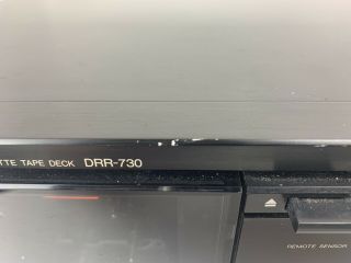 Denon DRR - 730 Cassette Tape Deck Player Recorder Auto Reverse 6