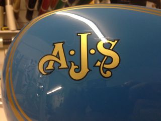 Ajs Logo Motorcycle Vinyl Vintage Decal Stickers Matchless