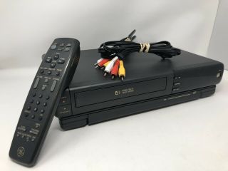 Ge General Electric Vg4025 Vcr 4 Head Vhs Cassette Recorder Player With Remote