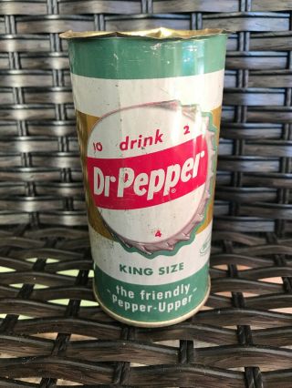 Dr Pepper King Size Vintage Can Friendly Pepper Upper