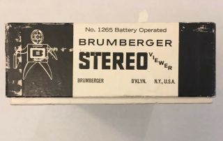 Brumberger Stereo Viewer 1265 Vintage 3