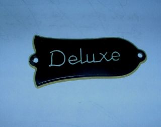 Price Cut Vintage Gibson Les Paul Deluxe Truss Rod Cover.  Slight Flaw