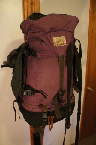 Huge Vintage Gregory Usa Purple Sz S Vtg Retro Backpacking Backpack Touring Pack
