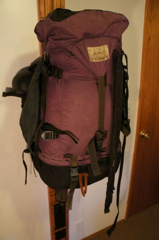 HUGE Vintage Gregory USA Purple Sz S Vtg Retro Backpacking Backpack Touring Pack 2