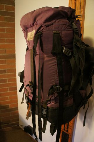 HUGE Vintage Gregory USA Purple Sz S Vtg Retro Backpacking Backpack Touring Pack 6