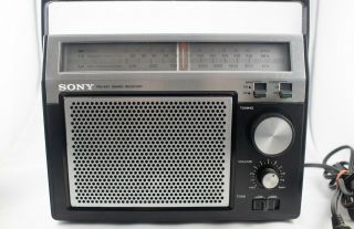 Vintage Sony Am Fm Portable Radio Model Tfm 7720w