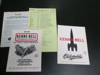Two Vintage Kenne Bell 1989 - 90 Parts Catalogs - Oldsmobile Cutlass Gm