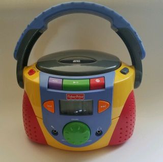Vintage Fisher Price Portable Disc Cd Player Kids Boombox 2004