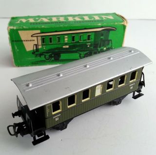Marklin Ho 4040 Local Passenger Coach Vintage Train West Germany