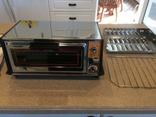 Vtg Ge General Electric Chrome Toaster Oven Toast 