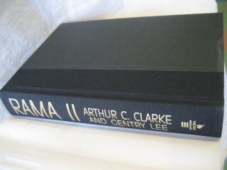 Arthur C Clarke RAMA II hardcover,  dust jacket Gentry Lee Rama 2 Science Fiction 4