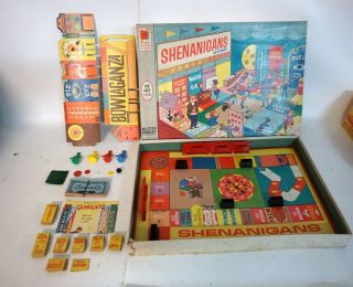 Vintage Shenanigans Game By Milton Bradley Ab87